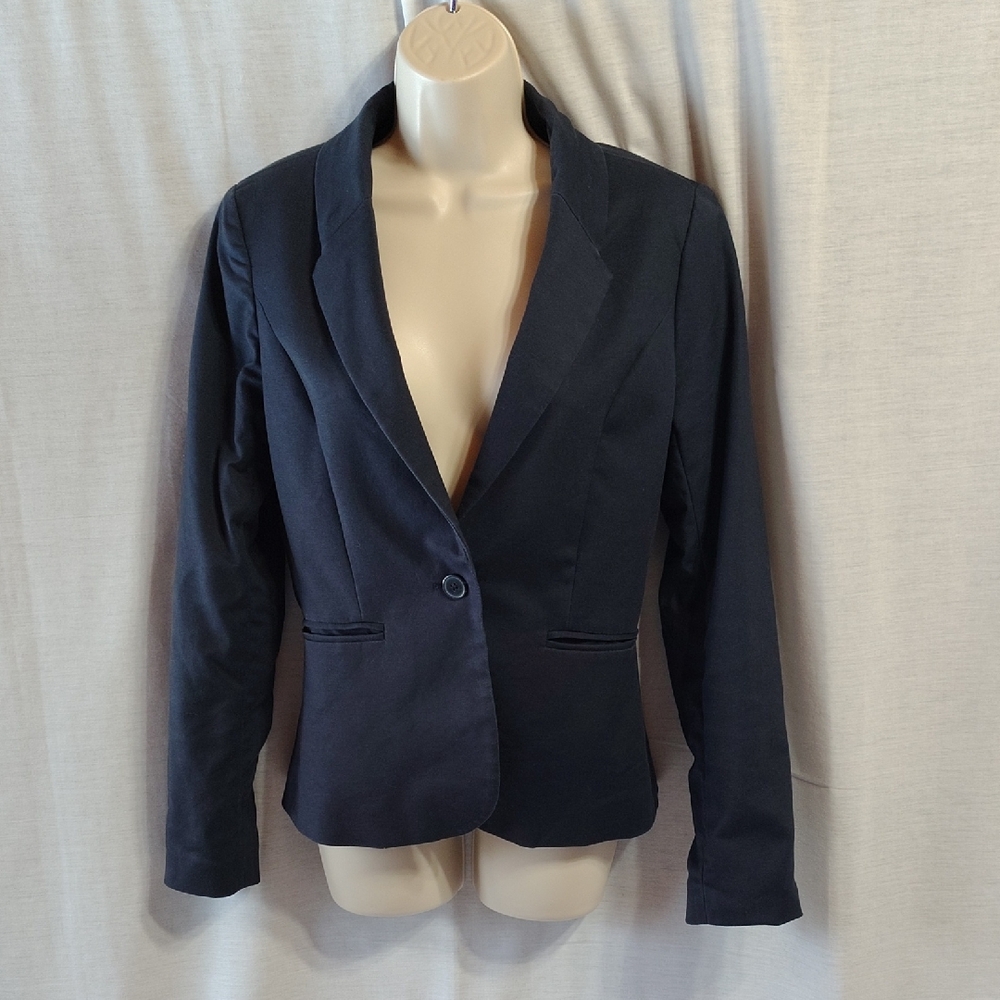 Lila Rose Elegant Dark Blue Blazer